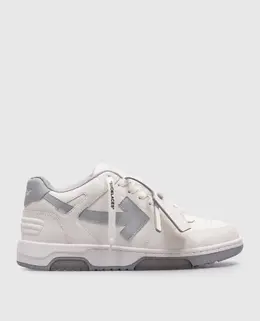Off-White: Белые кроссовки 