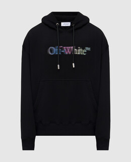 Off-White: Чорні толстовки 
