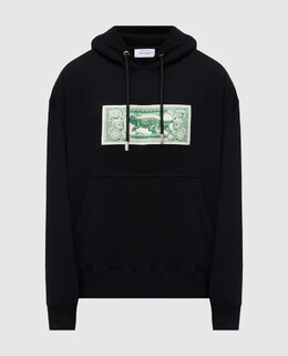 Off-White: Чорні толстовки  Arrow
