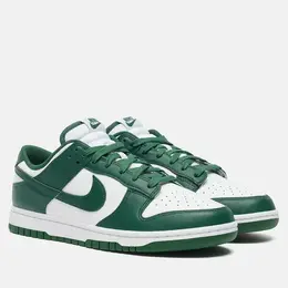 NIKE: Зелёные кроссовки  Dunk Low