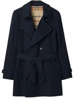 Burberry: Голубой плащ  Kensington Heritage
