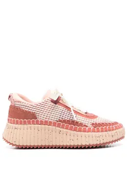 Chloé: Розовые кроссовки  Nama