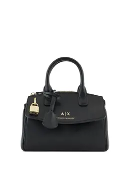 Armani Exchange: Сумка-шоппер с принтом 