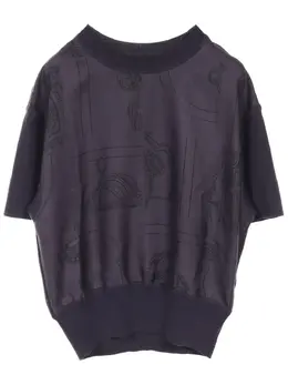 Hermès Pre-Owned: Тёмный топ 
