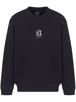 Armani Exchange: Синий свитшот 