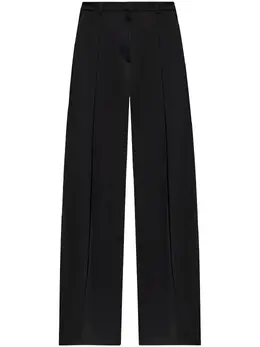 Balmain: Чёрные брюки 