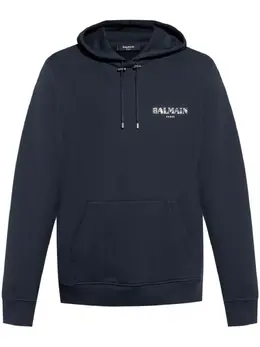 Balmain: Синяя толстовка 