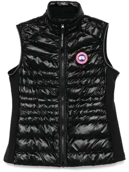 Canada Goose: Чёрный жилет  HyBridge