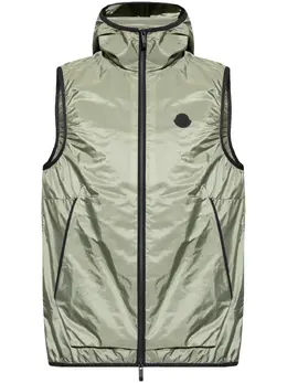 Moncler: Светлый жилет 