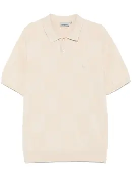 Carhartt WIP: Бежевое поло 