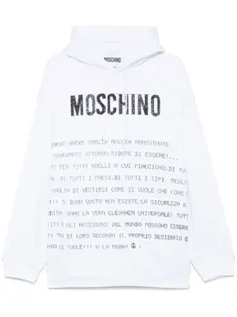 Moschino: Толстовка с принтом 