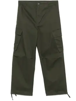 Carhartt WIP: Зелёные брюки 