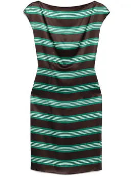 Prada Pre-Owned: Платье в полоску 