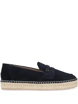 Gianvito Rossi: Голубые мокасины 