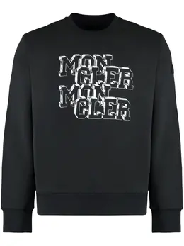Moncler: Свитшот с принтом 
