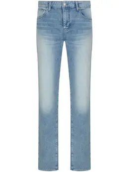 Armani Exchange: Прямые джинсы 