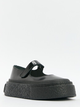 Mm6 Maison Margiela: Чёрные туфли 