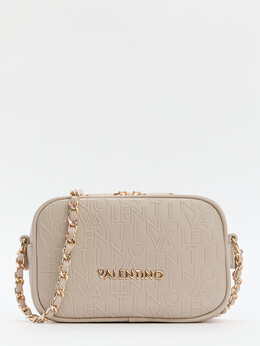 Valentino: Бежевая сумка 