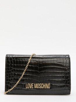 Love Moschino: Чёрный клатч 