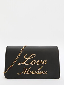 Love Moschino: Чёрный клатч 