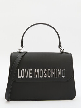 Love Moschino: Чёрная спортивная сумка 
