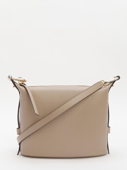 Furla: Бежевая сумка 