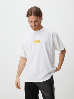 Mm6 Maison Margiela: Белая футболка 