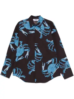 MSGM: Рубашка с принтом 