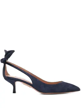 Aquazzura: Голубые туфли  Bow Tie