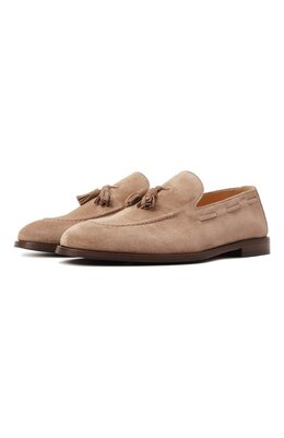 Brunello Cucinelli: Бежевые туфли 