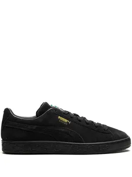 PUMA: Чёрные кроссовки  Suede Classic