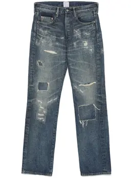Junya Watanabe MAN: Рваные джинсы 