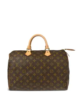 Louis Vuitton Pre-Owned: Коричневая сумка на руку 