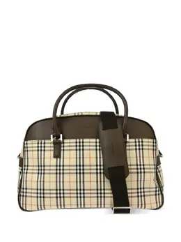Burberry Pre-Owned: Бежевая сумка на руку 