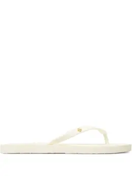 Tory Burch: Светлые шлёпанцы  Kira