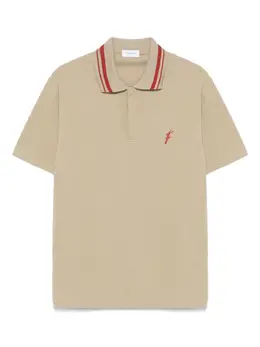 Ferragamo: Бежевое поло 