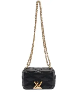 Louis Vuitton Pre-Owned: Чёрная сумка 