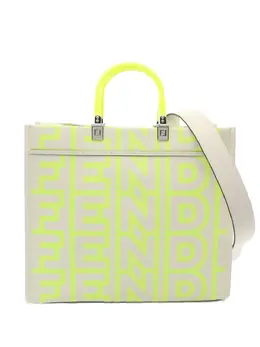 Fendi Pre-Owned: Светлая сумка 