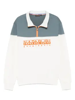Napapijri: Белый свитшот 