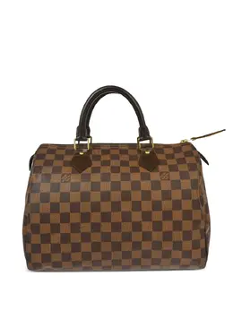 Louis Vuitton Pre-Owned: Коричневая сумка 