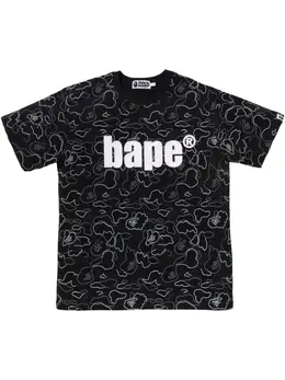 A BATHING APE®: Футболка с принтом 