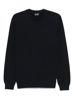 Ea7 Emporio Armani: Синий свитшот 