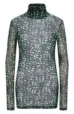 Dries Van Noten: Свитер с абстрактным принтом 