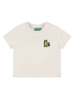 KENZO KIDS: Хлопковая футболка 