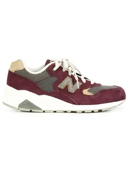 New Balance: Красные кроссовки 