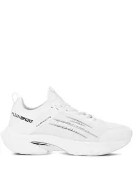 Plein Sport: Белые кроссовки 