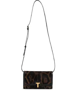 TOM FORD: Кошелёк с леопардовым принтом 