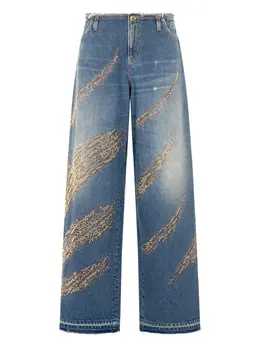 Roberto Cavalli: Рваные джинсы 