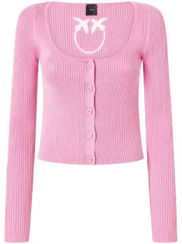 PINKO: Розовый кардиган 