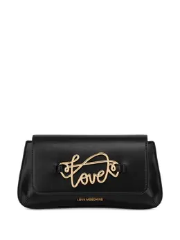 Love Moschino: Чёрный клатч 
